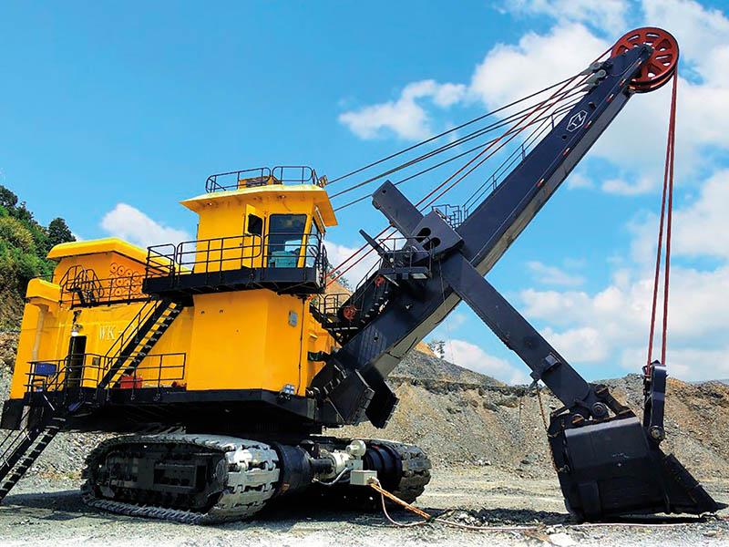 Mining excavator